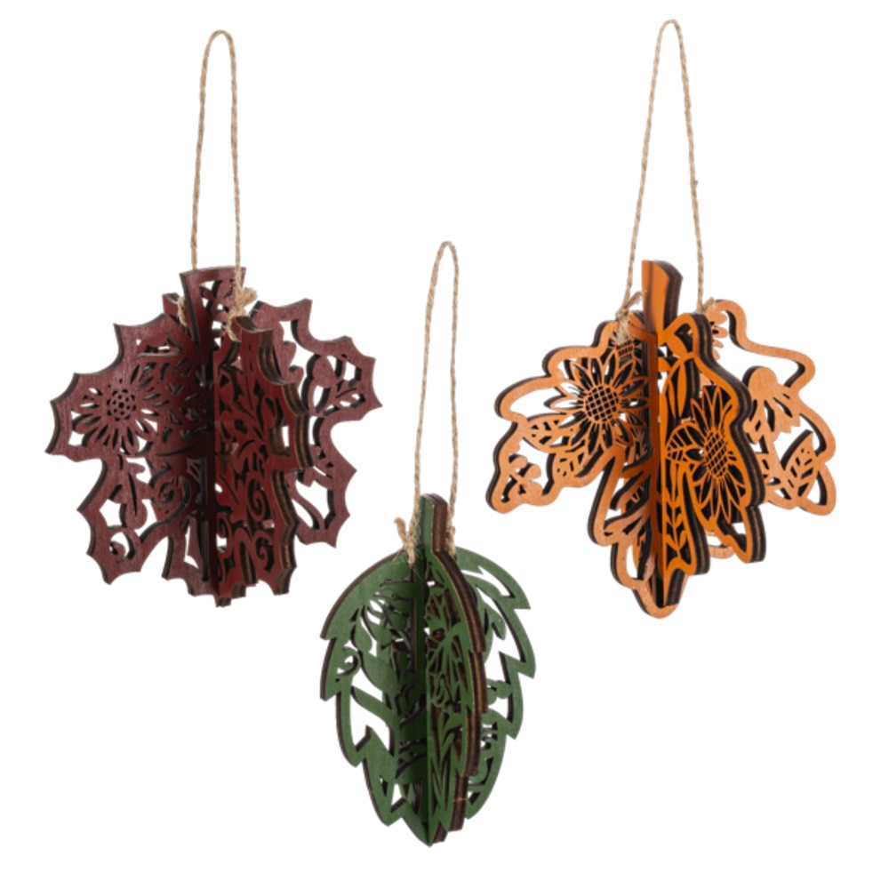 Ganz, Collectibles, Gifts, Fall, Leaf, Laser Cut, Ornaments, 820393